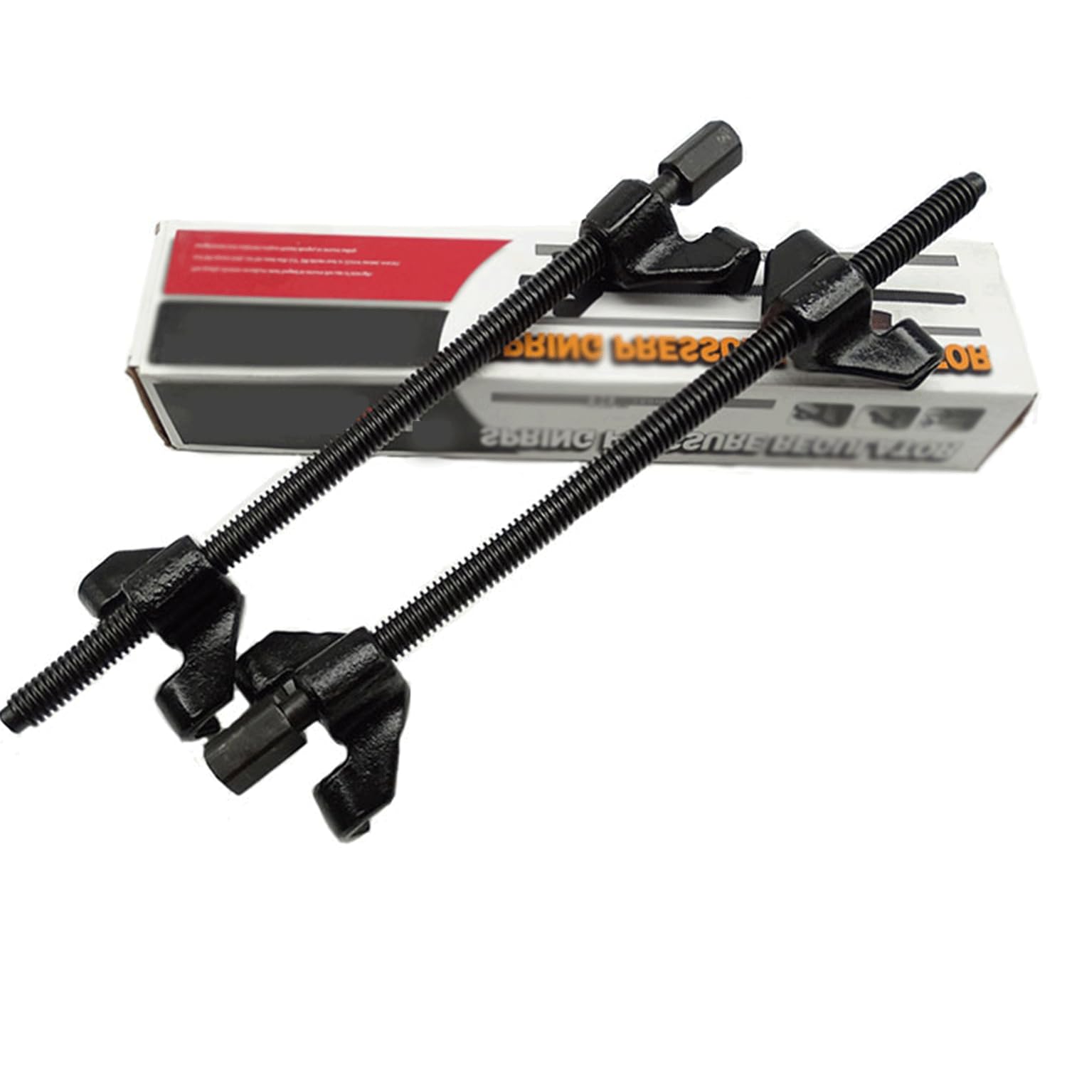 Lot De 2 Tendeurs à Ressorts Universels 380mm McPherson - Outil Professionnel Extraction Ressorts Suspension Voiture