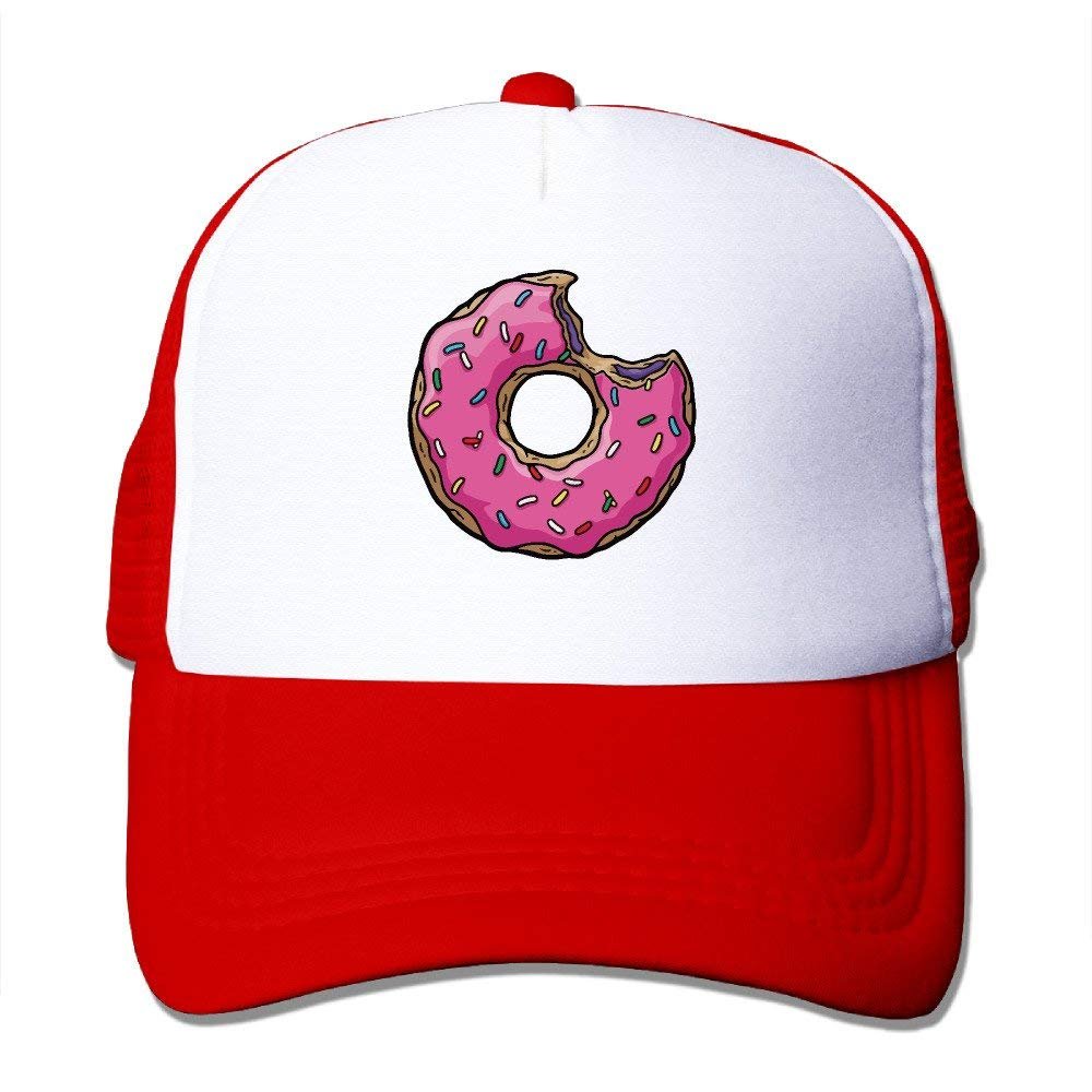 Julyshine Pink Sweet Donut Doughnut Trucker Adjustable Mesh Hat