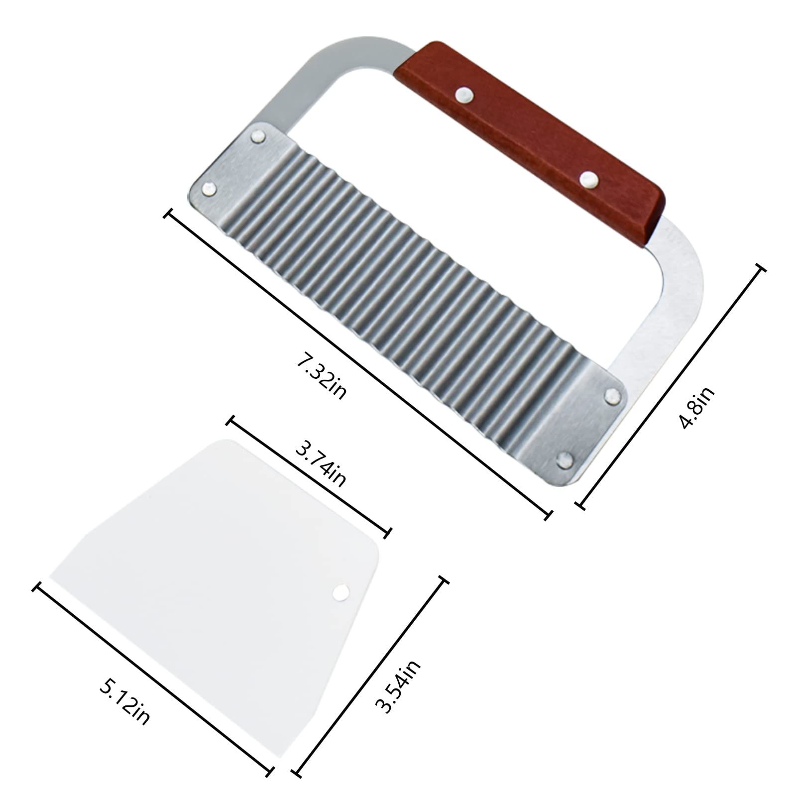 Artcome Stampi per sapone da, 2 set di stampi rettangolari in silicone con coperchio, forniture per sapone fai da te con raschietto ondulato in acciaio inossidabile e taglierina dritta in plastica