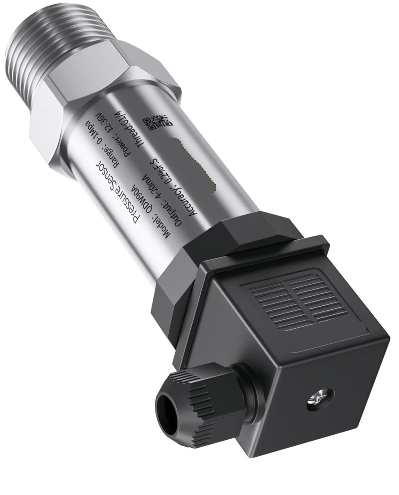 Sensor transductor de presión 0-10V 4-20mA M12 * 1,25 M8, M10-1.0 .6Mpa 2.5Mpa 1Mpa transmisor 10KPA 20KPA 100bar