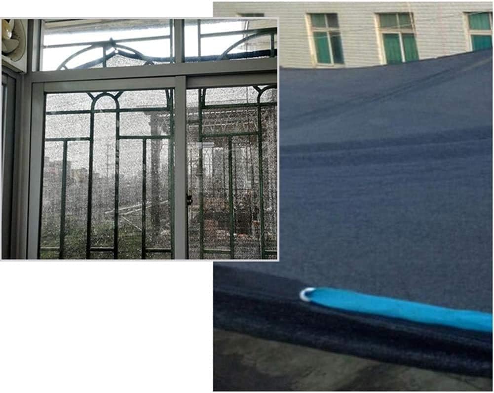 Shade Cloth Sunblock Shade Mesh 90% Shade Cloth Black 12 Stitches Patio Roof Succulents Balcony Car Heat Insulation Shading Net Shade Net LSDRALOBBEB 222