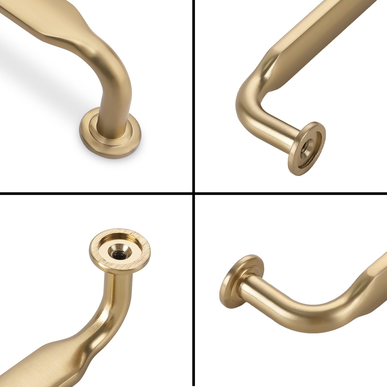 GY1818-CB96-10 - Paquete de 10 tiradores de gabinete de 3-3/4 pulgadas (96 mm), color bronce champán, accesorios de cocina