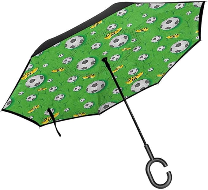 RenteriaDecor Soccer Umbrella Windproof Professional Player