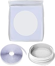 AC-Fenster-Lüftungs-Set, Schiebetürverkleidungs-Set, verstellbares Klimaanlagen-Zubehör, 28 x 28 x 7 cm, Installation ohne Bohren, tragbare Kühllösung, Wohnheim, Balkon, Heimtrockner und Geräte