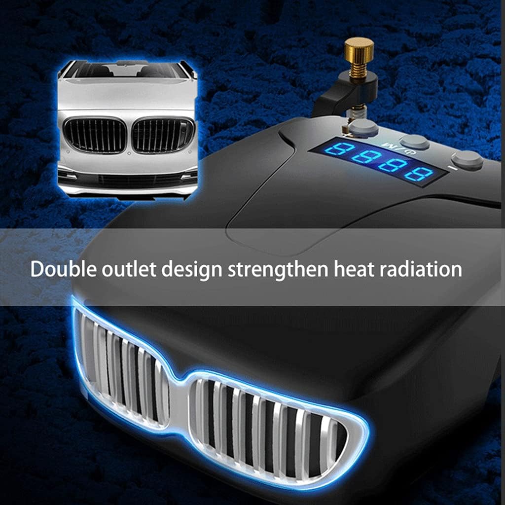 Laptop Cooling Vacuum Fan External Silent Ice Notebook Cooler Digital Display Adjustable Smart Model