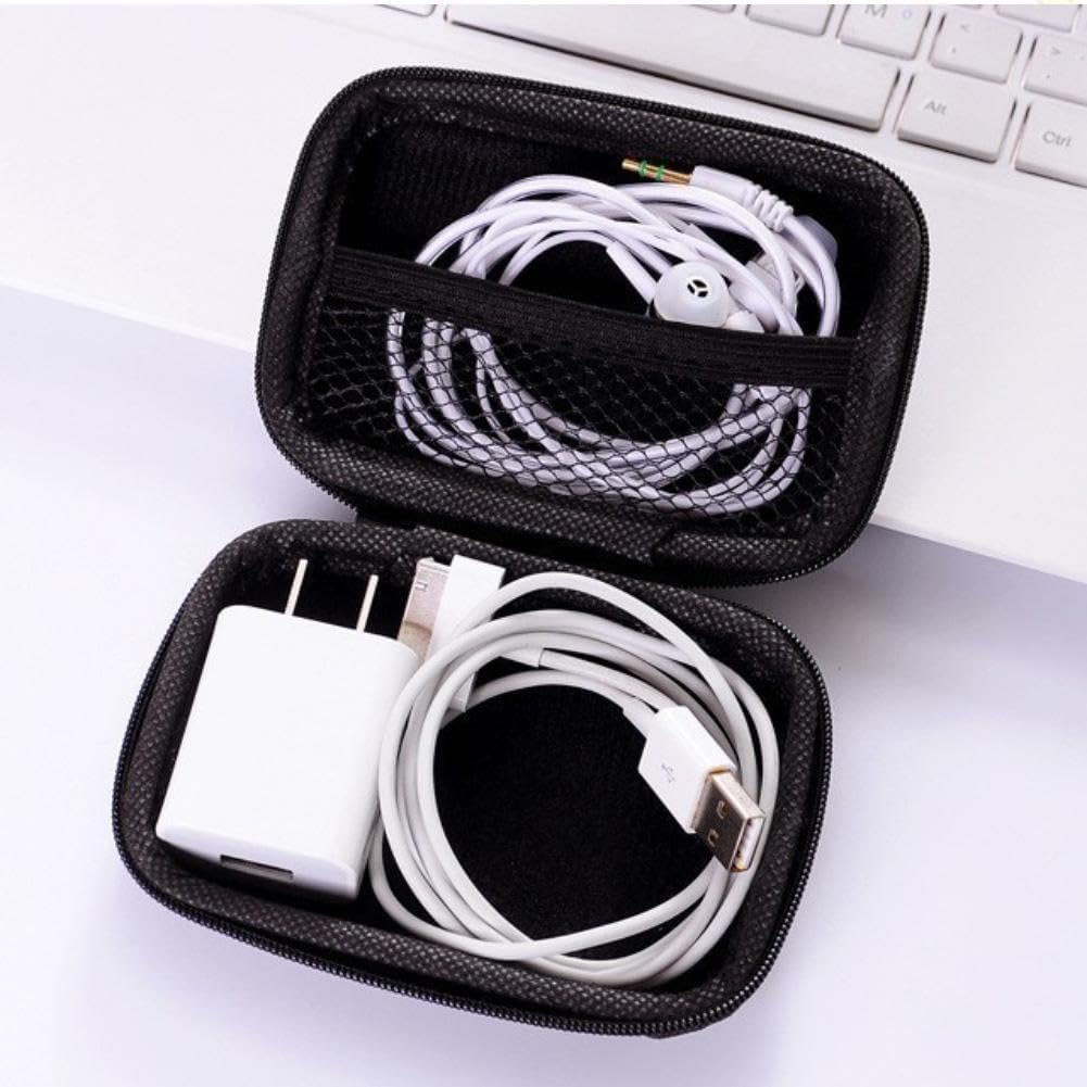 Allacki Bolsa De Cable Portátil Organizador Estuche De Almacenamiento Para Cargadores Auriculares U-disco (caqui