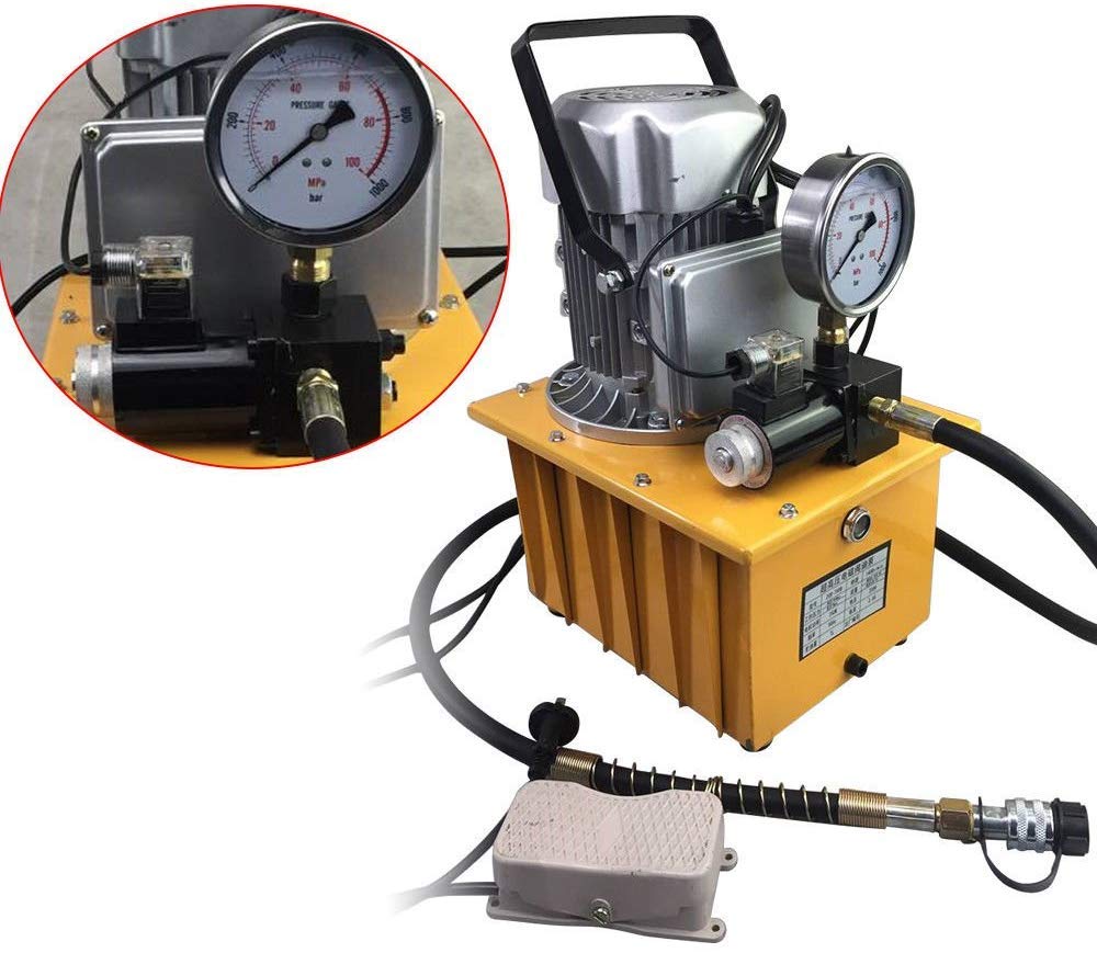 Buy TYZXR 700 Bar Electric Hydraulic Pump With Pedal Solenoid Valve