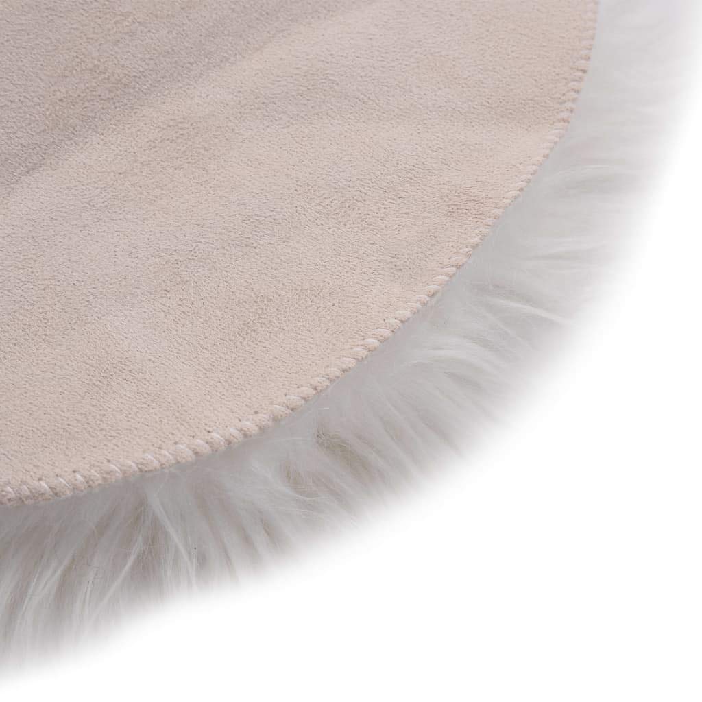 SKM Tapis 60 × 90 cm en peau de mouton synthétique blanc Poids : 0,8 kg 284710