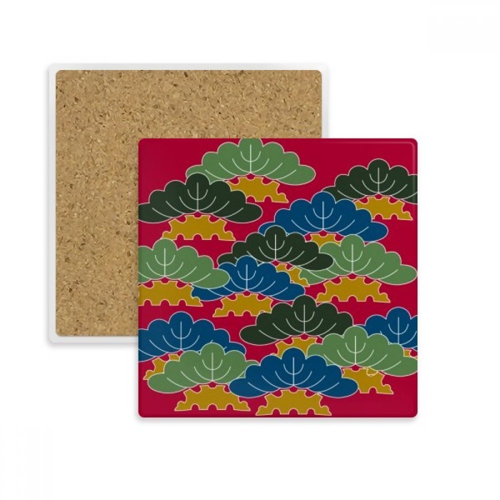 Dessous de verre motif japonais pierre absorbante porte-gobelet boisson