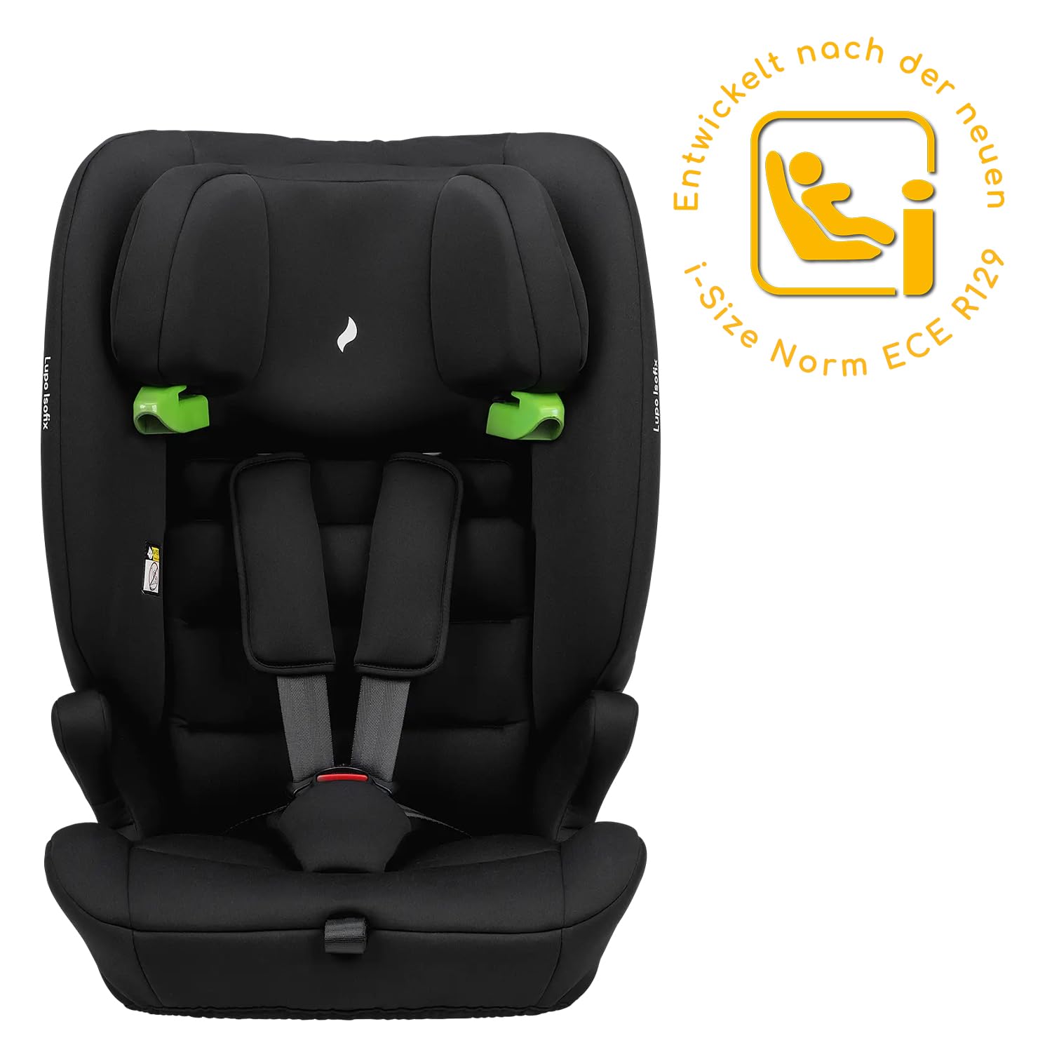OSANN - Fotelik samochodowy Lupo Isofix i-Size - 76-150 cm - 15 miesięcy do 12 lat - Grupa 2/3 -, 14 wysokości, 5-punktowe pasy bezpieczeństwa, Montaż przodem do kierunku jazdy