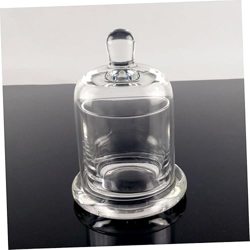 Miniatura 4 de Artibetter 2 juegos de tarro de campana de cristal mini cubierta de cúpula para decoración de Navidad, cúpula de campana, mini soporte para