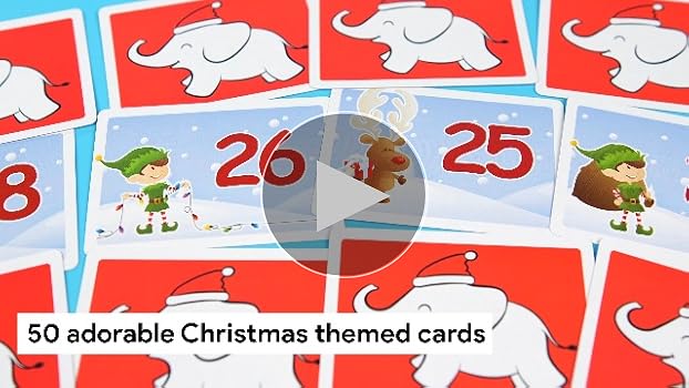 amazon-com-apostrophe-games-white-elephant-card-set-50-christmas-themed-cards-and-carrying-pouch-white-elephant-exchange-card-set-office-products