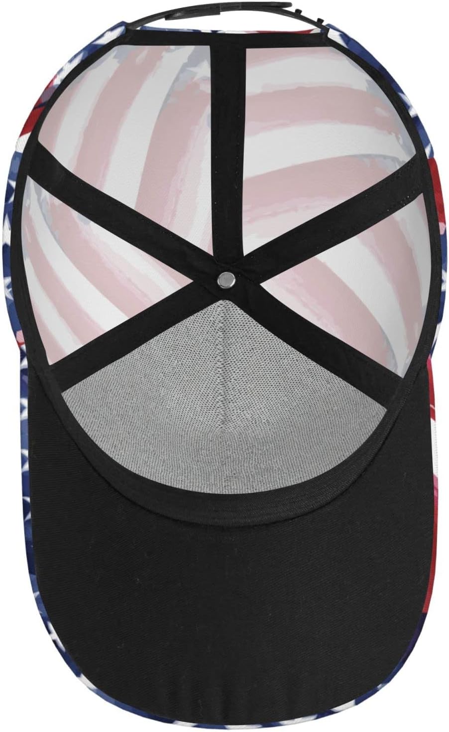 American Flag Patriotic 4th of July Baseball Cap Snapback Hats Adjustable Trucker Hat for Men Women - Image 5