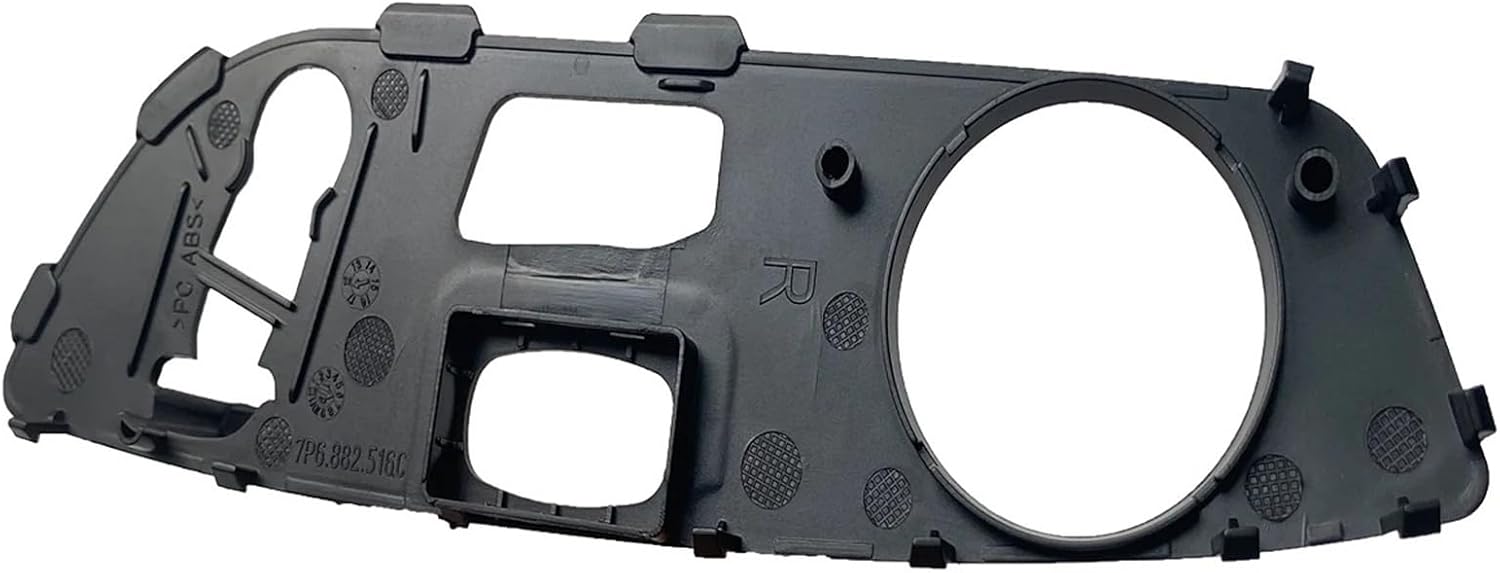 フロントシートスイッチベゼルフレームカバートリムと互換性トゥアレグ 7P R ライン 2011-2018 7P6882516C9B9