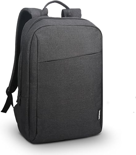 Lenovo Laptop Backpack B210, 15.6-Inch Laptop/Tablet, Durable, Water-Repellent, Lightweight, Clean Design, Sleek for Travel, Business Casual or College, GX40Q17225, Black