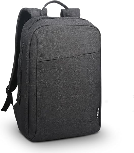 Lenovo Laptop Backpack B210, 15.6-Inch Laptop/Tablet, Durable, Water-Repellent, Lightweight, Clean Design, Sleek for Travel, Business Casual or College, GX40Q17225, Black - 1