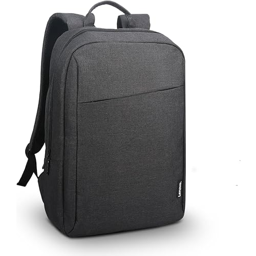 Lenovo Laptop Backpack B210, 15.6-Inch Laptop/Tablet, Durable, Water-Repellent, Lightweight, Clean Design, Sleek for Travel, Business Casual or College, GX40Q17225, Black