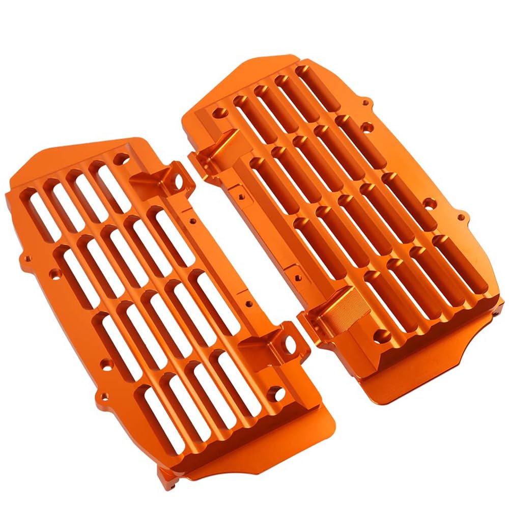 Protector de radiador Radiadores para motocicleta, cubierta de rejilla para KTM EXC F EXCF SXF XC SX XCF-W XCW TPI Six Days 250 350 450 200 300 500 (Naranja)