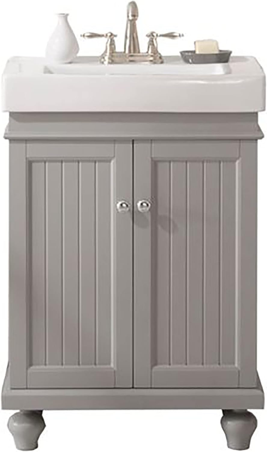 Legion Furniture Indoor Home Decorative Bathroom/Washroom/Kitchen 24" Gray Sink Vanity