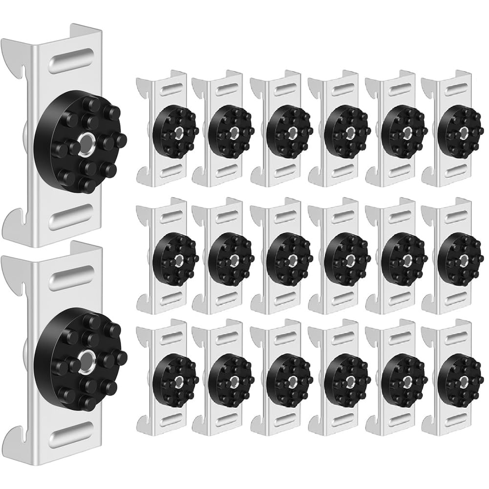 Teuypty Soundproofing Clips 20 Pack Resilient Channel Mounting Clips Reduces Noise For Noisy Neighbors Sound Isolation