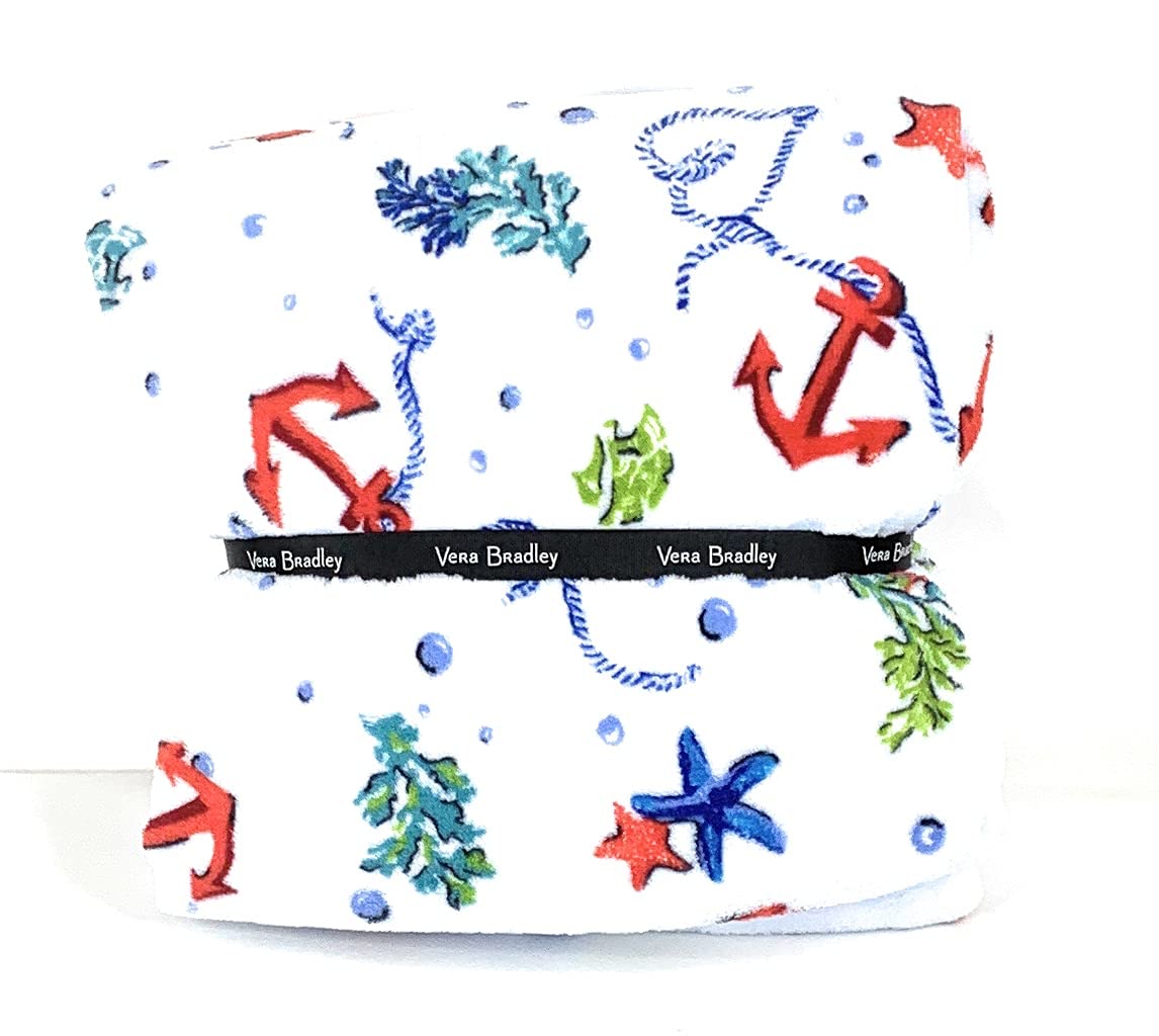 Buy Vera Bradley Fleece Throw Blanket Mini Anchors Seahorses Turtles 80
