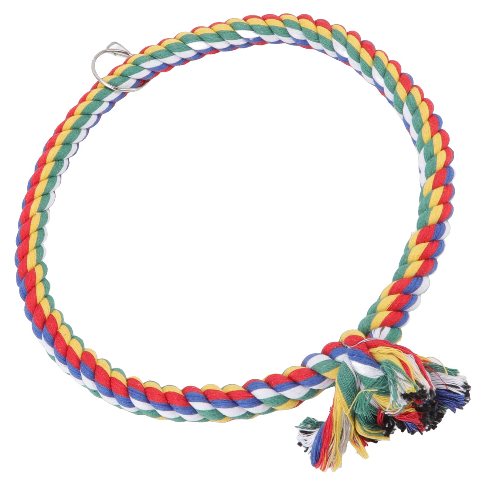 Altalena per Pappagalli con e Corda di Cotone - Cerchio da Arrampicata per Uccelli - Disponibili Misure Piccole e Grandi - Ideale per Giochi all'Interno Ed all'Aperto