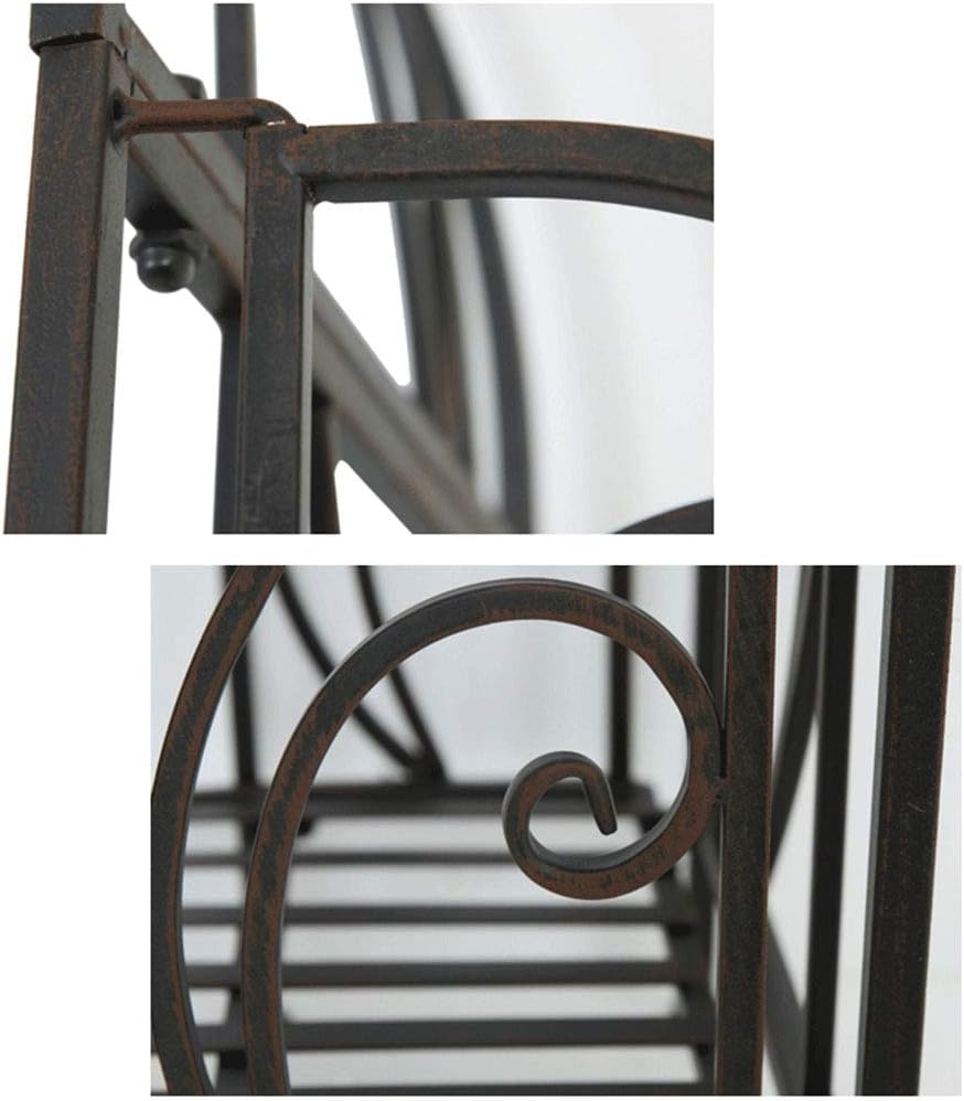 Arbors Retro Iron Garden Arch Wedding Garden Hotel Flower Stand Terrace Climbing Plant Outdoor Decoration