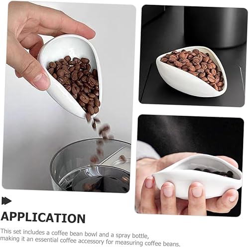 Miniatura 5 de Gogogmee Taza medidora de café molido Placa de frijol reutilizable Bandeja de muestra de grano de café, plato dosificador, placa de almacenamiento