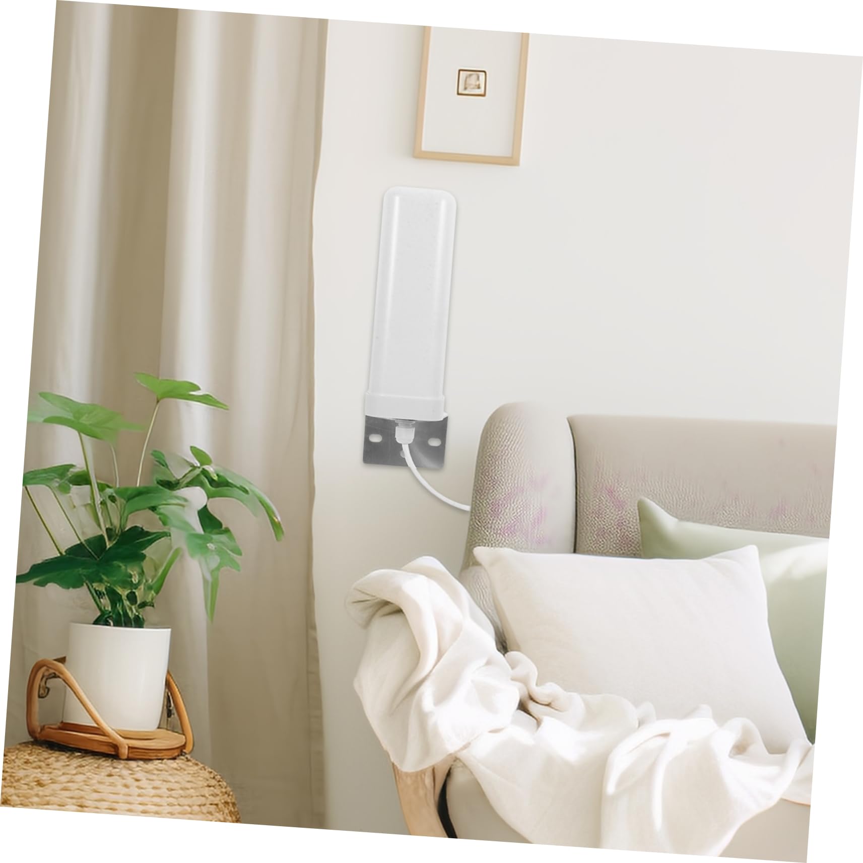 Alipis Antenne Omnidirectionnelle 3g 4g pour Routeur Extérieur, Signal Renforcé, Compatible Modem, Usage Intérieur et Extérieur, Polyvalente, Fréquence Complète, Couleur Grise
