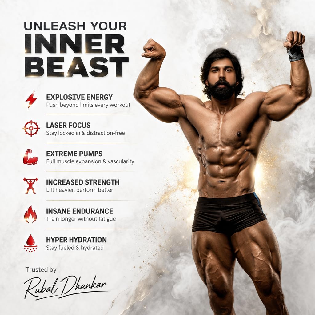 Greek God Pre Workout | Extreme High Stim | 200mg Caffeine, 3000mg Beta-Alanine, 1000mg Citrulline, Black Pepper Extract | Explosive Energy & Focus (15 Servings, Mango Strawberry) — Amazon image 2