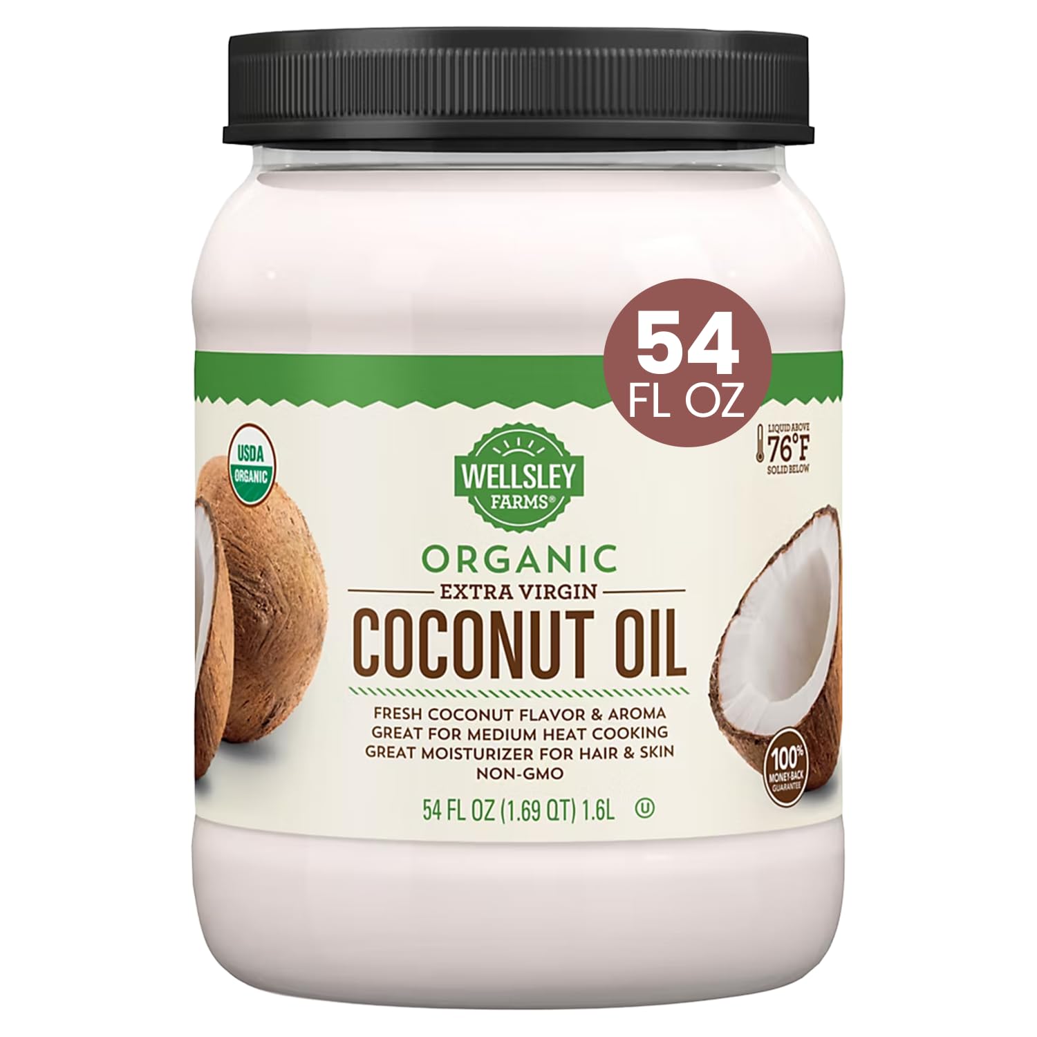 Amazon.com : Wellsley Farms Organic Extra Virgin Coconut Oil
