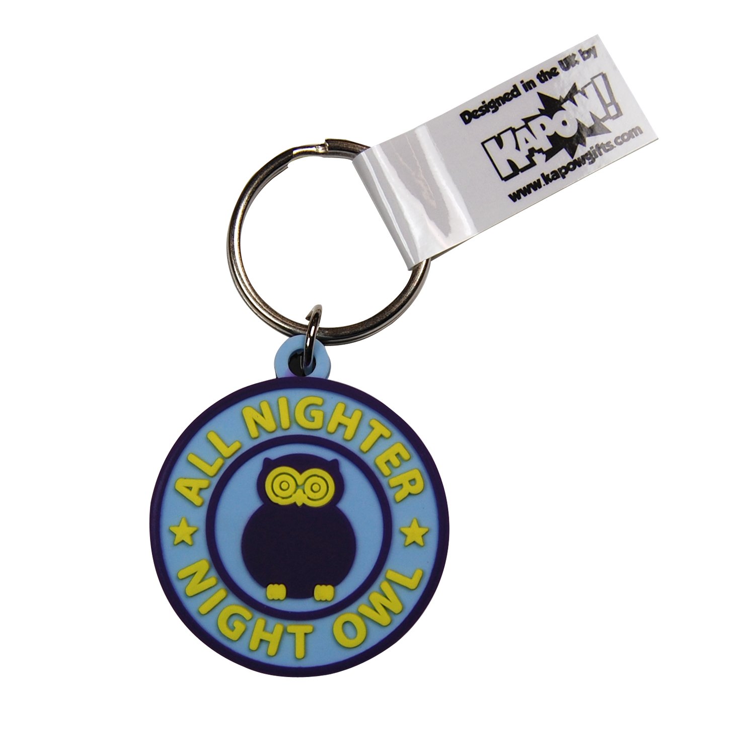 Pop Art Products Soul All Nighter: Night Owl Northern Soul Yale Key Cover Cap Identifier (Key Fob Tag Keyring) (Soul All Nighter: Night Owl)