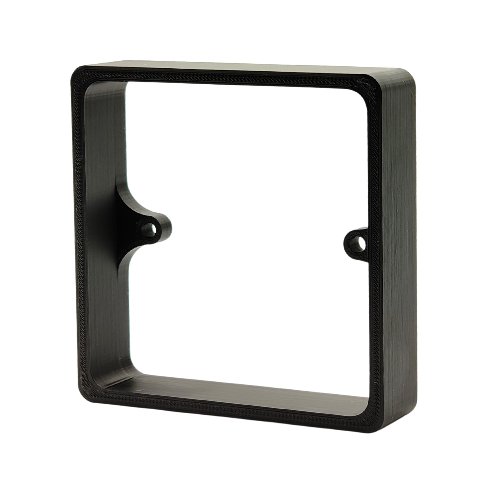 Alchemy Collectives Black Light Switch Spacer 20Mm - 1 Gang Single Socket Spacer, Uk Made