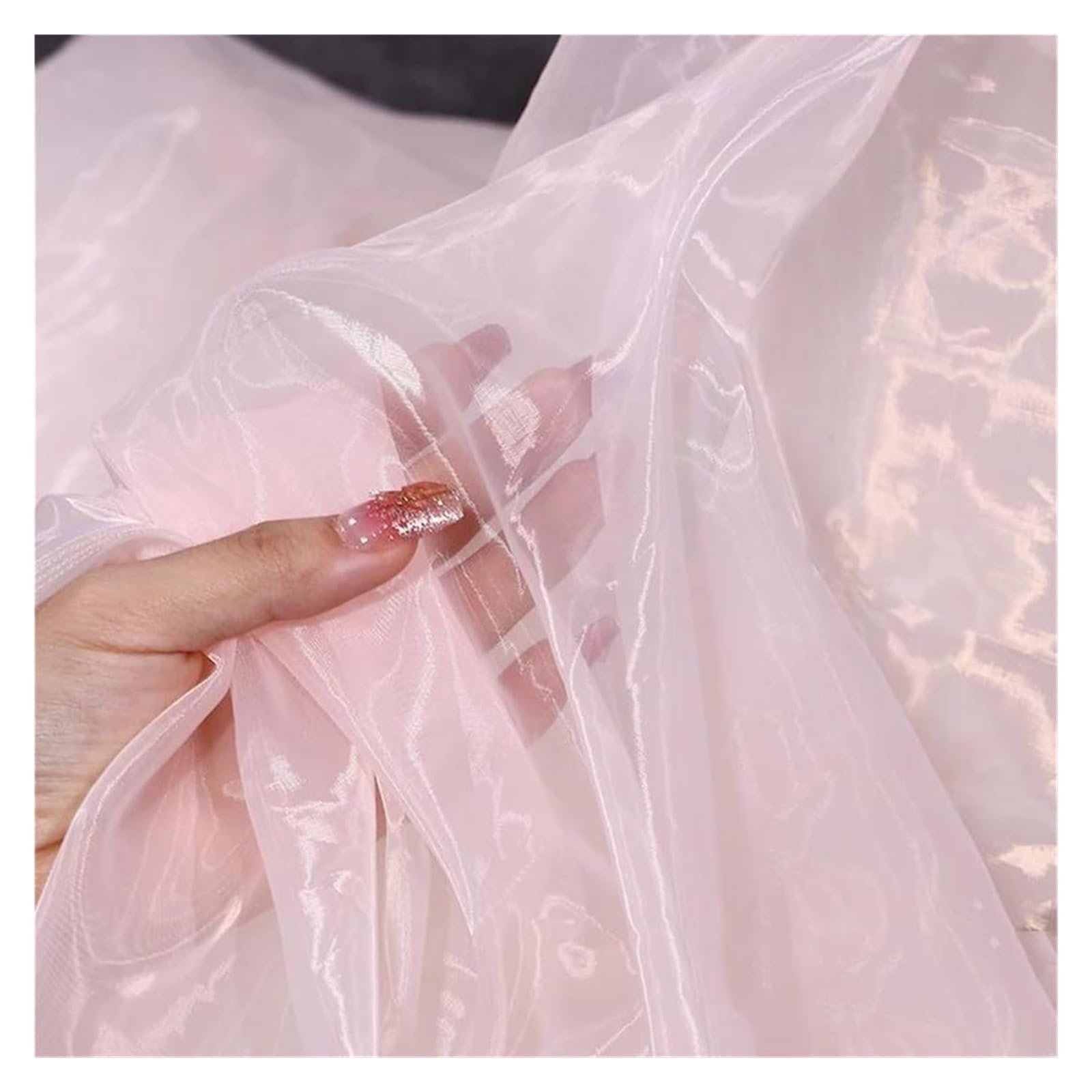 Tela de tul suave, Tela De Organza Por Metros Multicolor 100cm X 150cm(8 2)