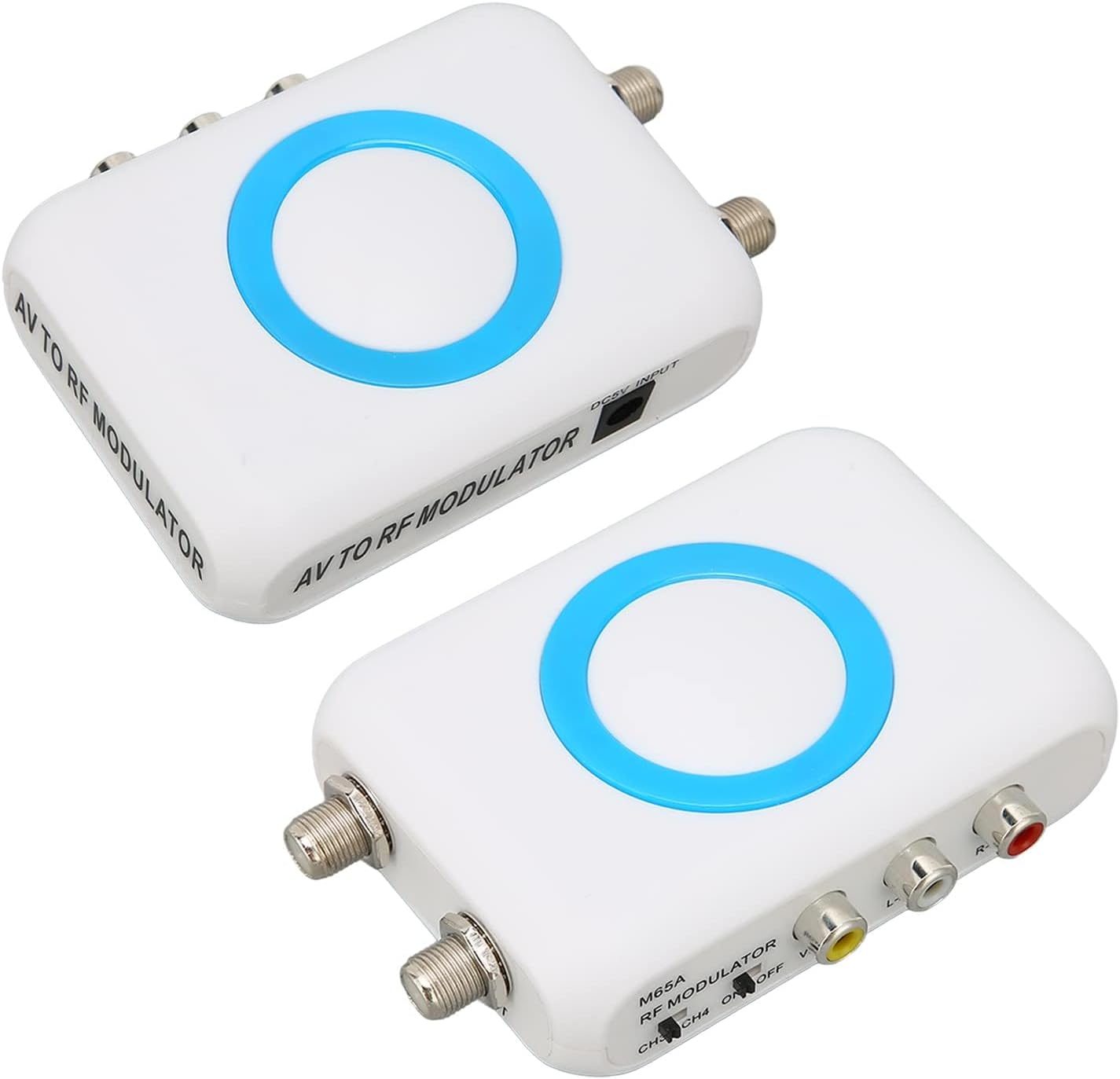 M65A NTSC RF Modulator Support AV Output Professional HD VHF Demodulator Converter for CATV System