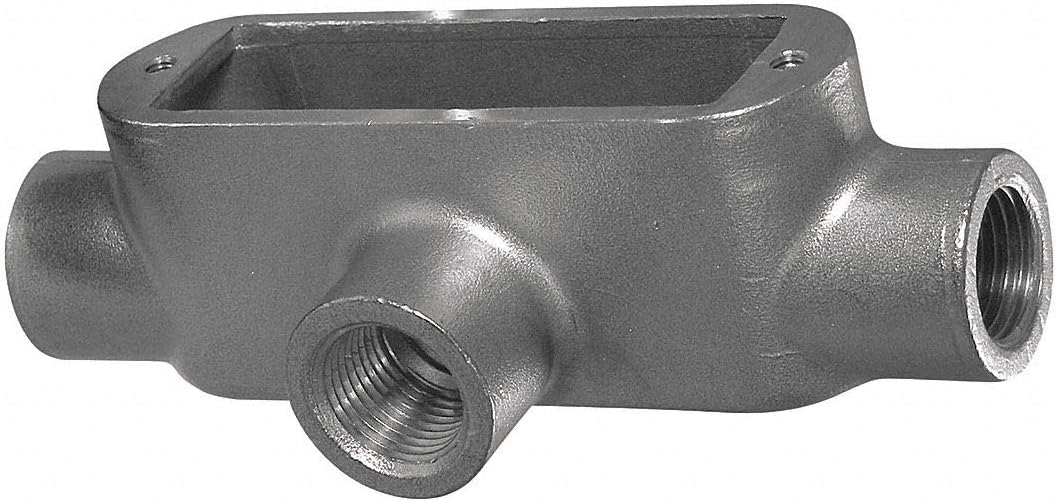 CALBRITE S61500TE00 Conduit Outlet Body W/Cover, 1-1/2 in.