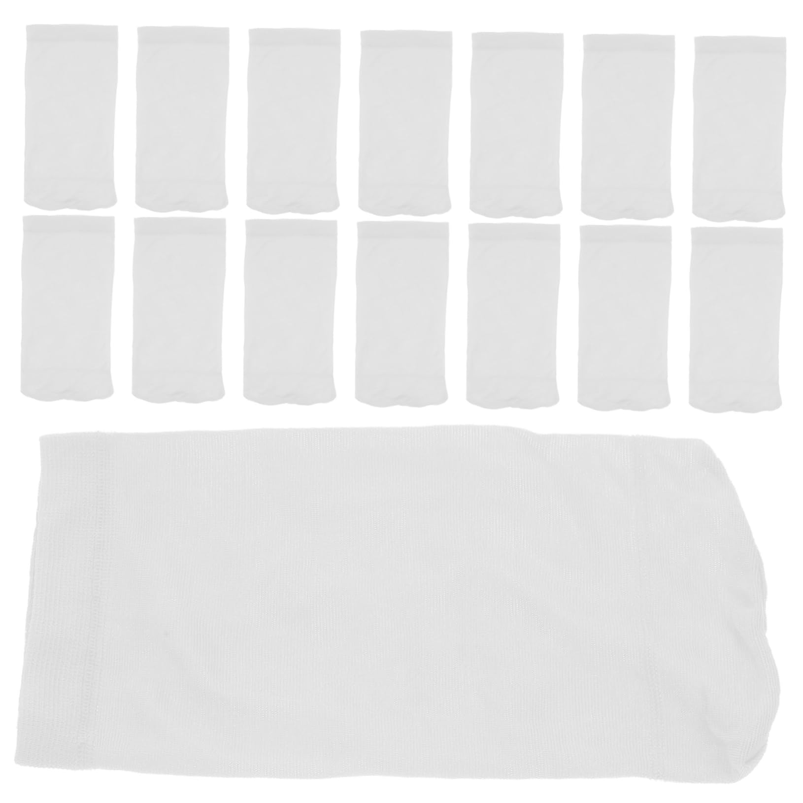 Sosoport 100pièces Chaussettes De Filtration pour Écumeur De Piscine pour Panier De Skimmer Débris Et Salissures Nettoyage Facile Blanc