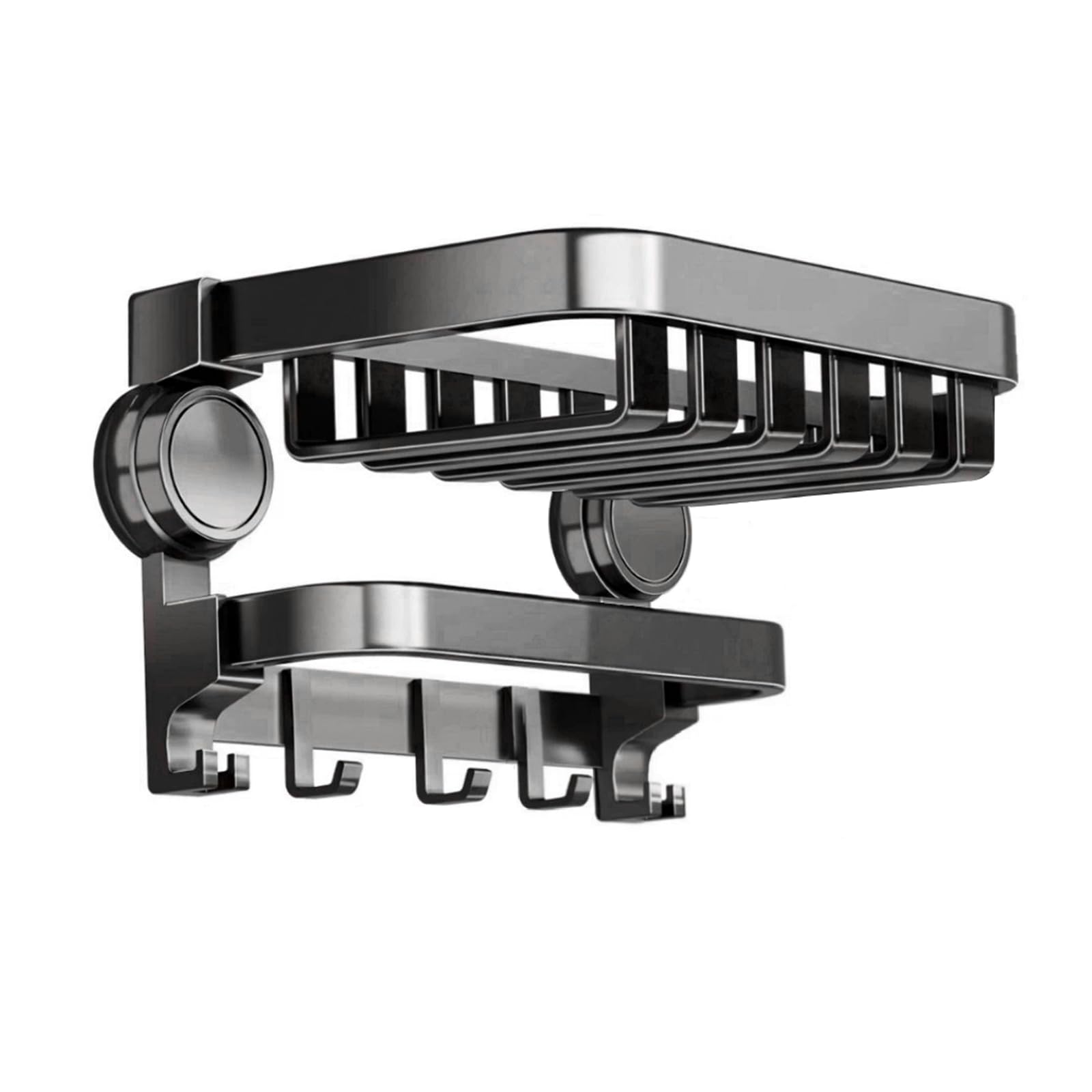Carbon Steel Wall-Mounted Towel Rack Foldable Storage Shelf (40CM)