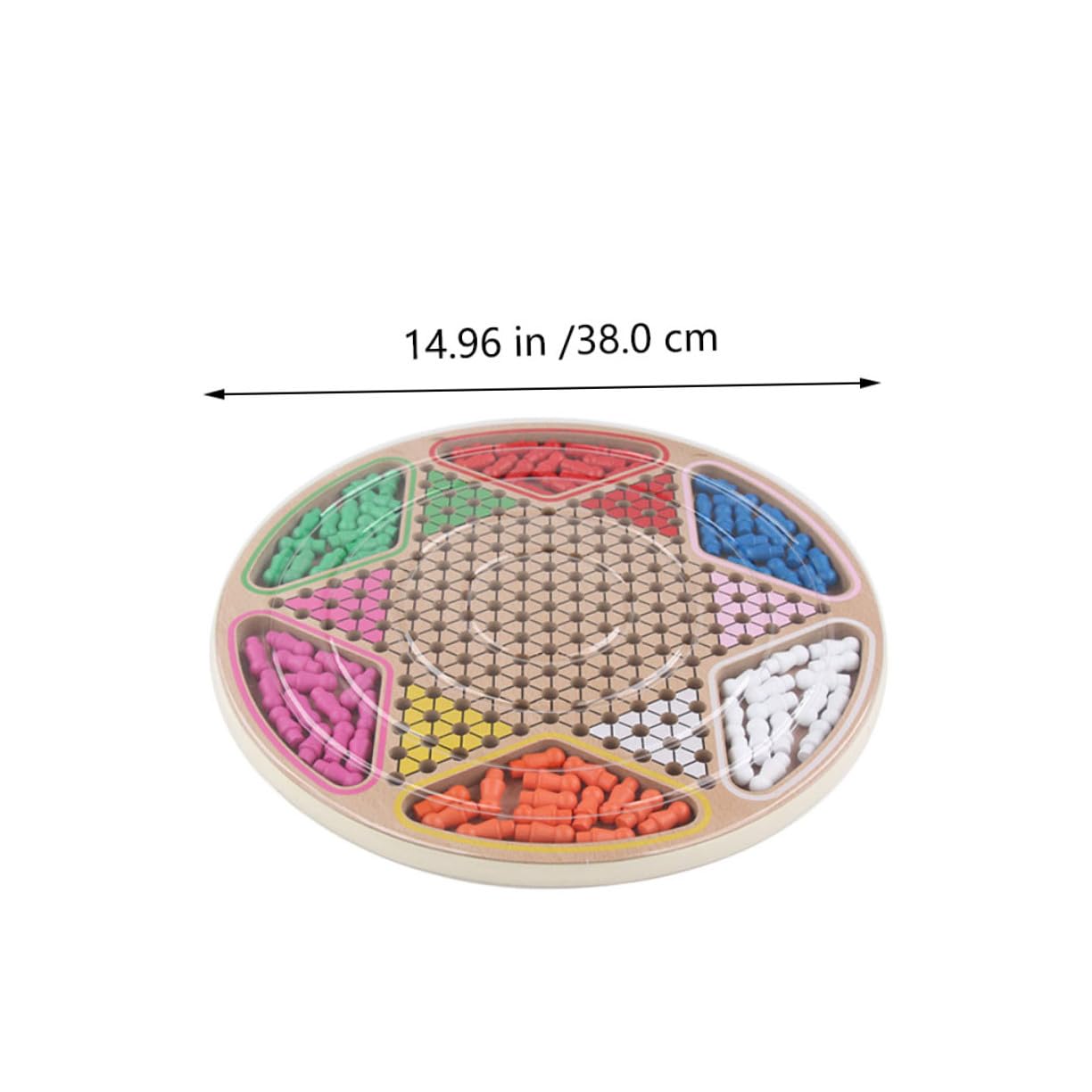 Mikikit Gioco da Tavolo Dama Cinese in Legno Set Educativo Gobang per Ragazzo Ragazza Gioco Cognitivo da Tavolo in Legno Massello Resistente per Sviluppo Intelligenza e Intrattenimento