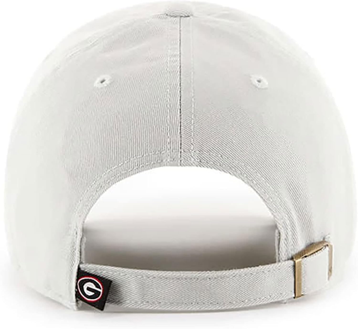 '47 Georgia Bulldogs Hat Mens Womens Clean Up Adjustable Cap, Light Gray - Image 2