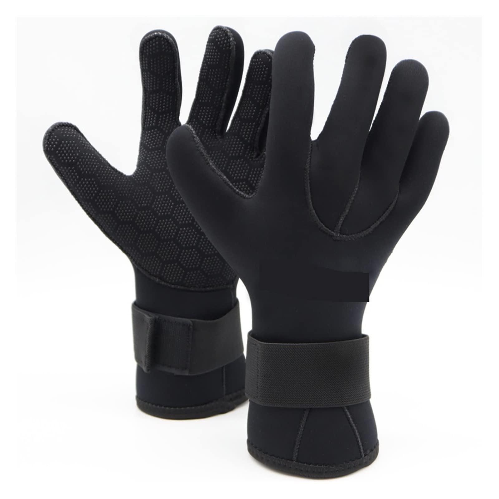 Guanti da uomo e donna 3MM, resistenti all'usura, antiscivolo, for pesca subacquea, apnea surf(L)