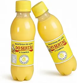 Manteiga de Garrafa de Leite Do Sertão, A Campeã, Artesanal Mineira, sem gluten, 470g