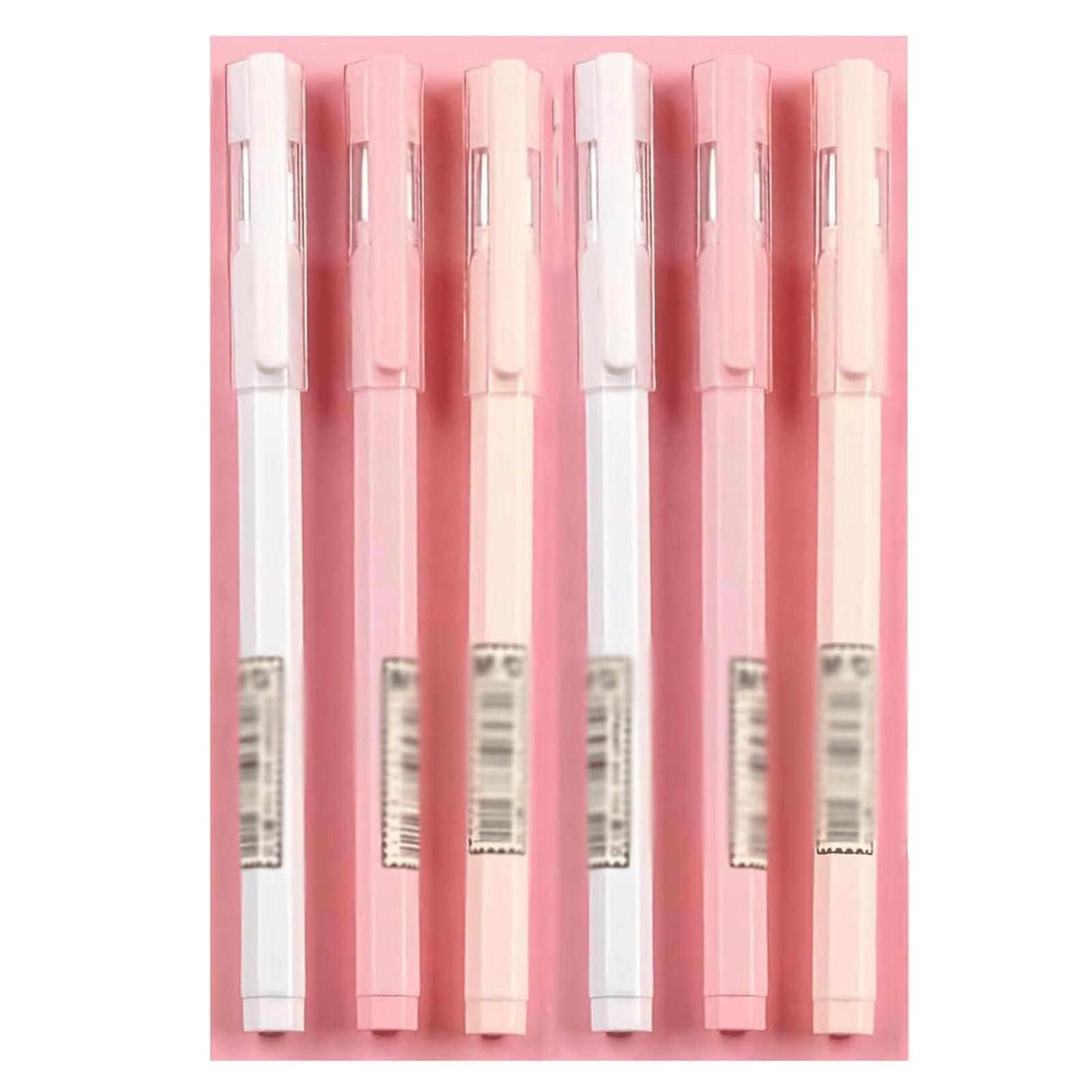 Długopis z atramentem neutralnym Długopisy żelowe 0,5 mm, czarne, losowe kolory, opakowanie 6 szt.(Random Color 6pcs)