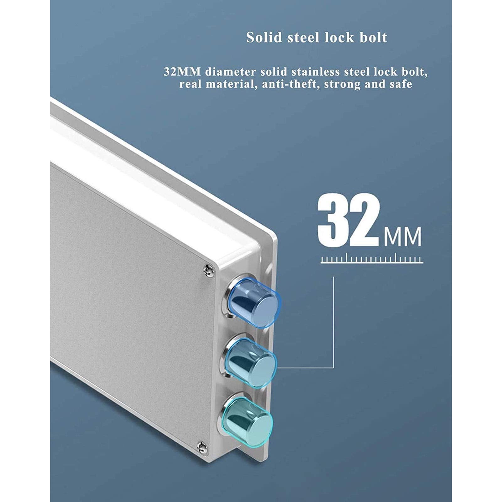 RLKHXBS con el Sensor luz electrónica numérica del Teclado Dinero de Seguridad Estructura de Acero de Acero Oculto fijación de Pared de la Oficina Familia y Hotel