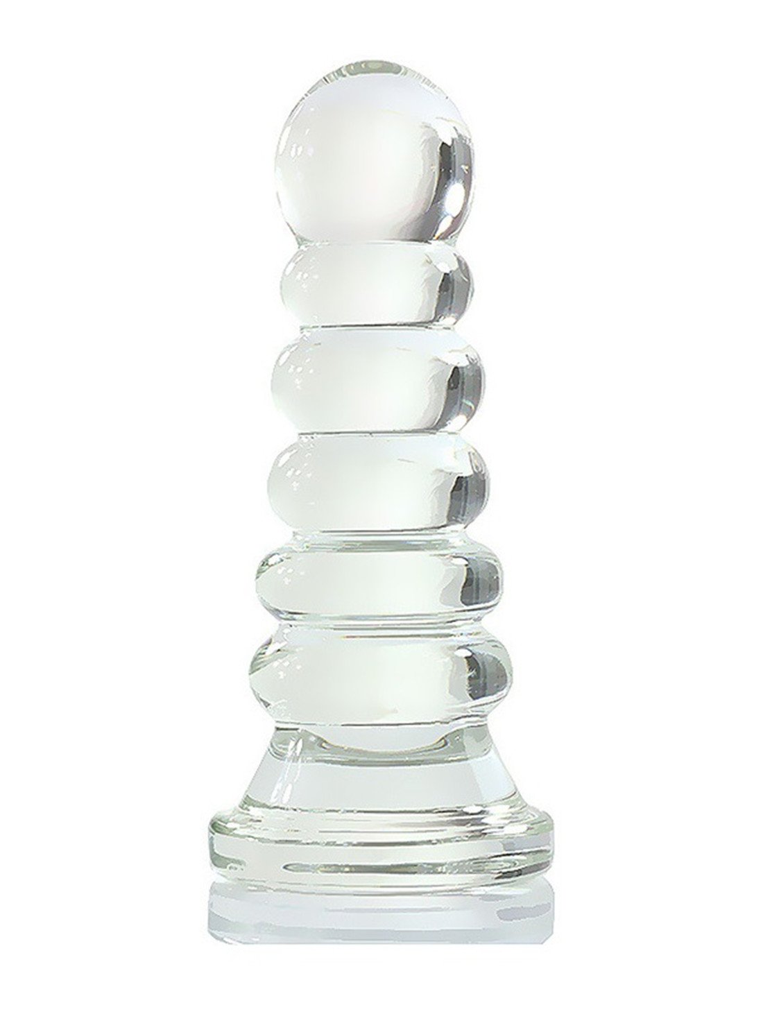 Anal plug de cristal grande OnundOn Glasdildo Anal Bolas Anal Dildos Butt Plug Grande Ø 8cm Anal Plugs Bolas Anales Juguetes para Parejas
