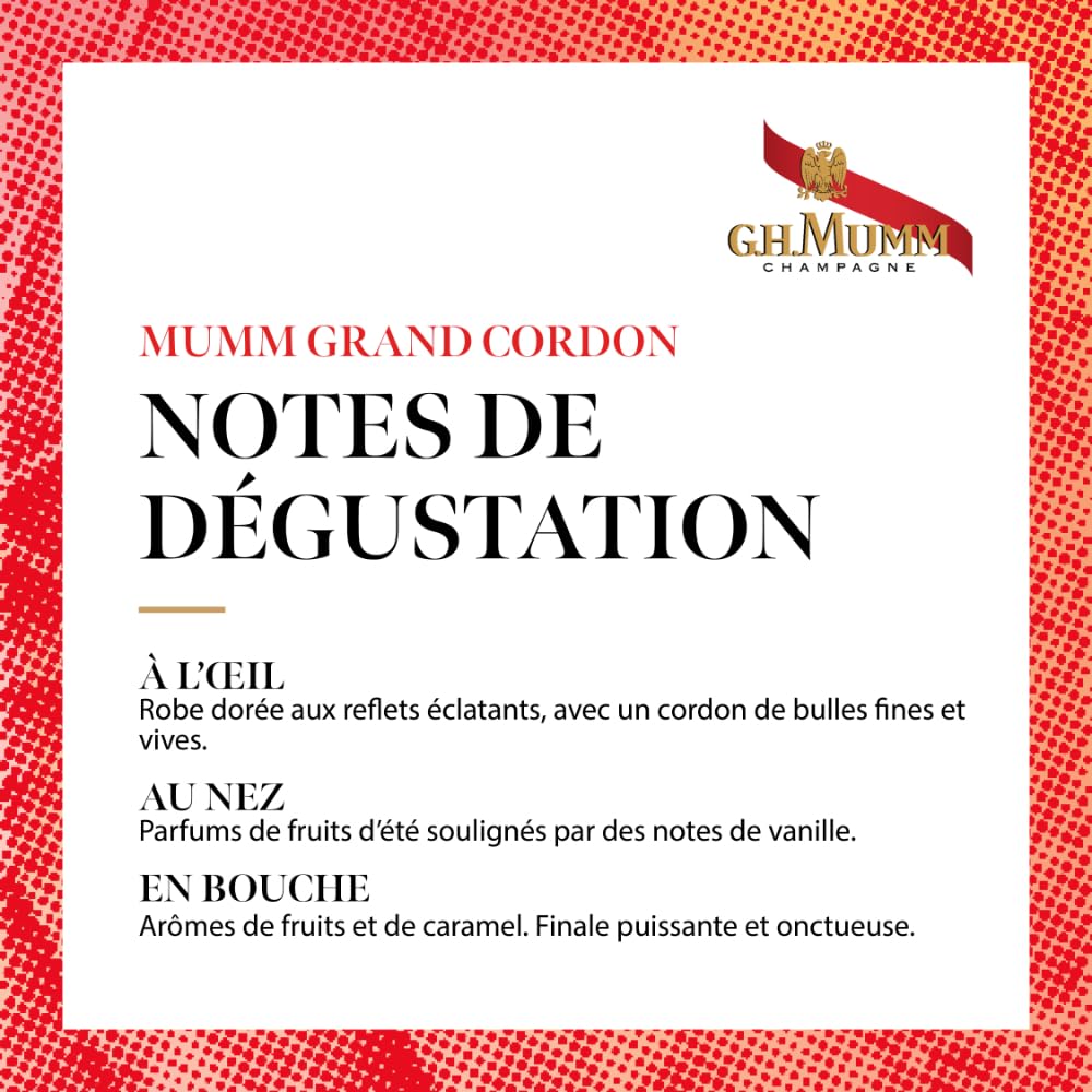 Champagne G.H. MUMM Grand Cordon - 12,5%, 150 cl