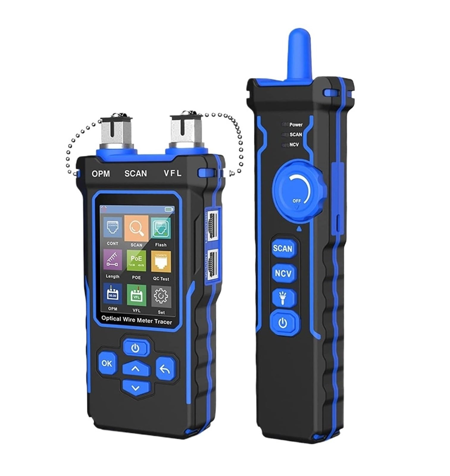 Tester for cavi di rete NF-8508 con display LCD digitale OPM VFL PoE Cavo RJ11