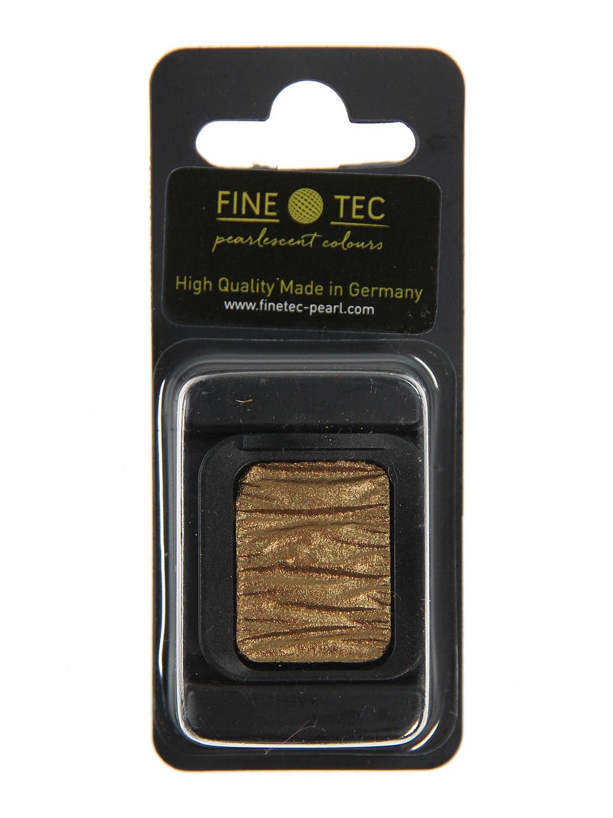 Finetec Pearlescent Watercolor Pan Refill, Metallic Hazelnut (F2435)