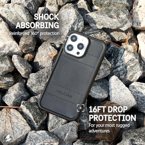 Image of Pelican Protector iPhone 16 Pro Max Case - Rugged MagSafe Phone Case -Black