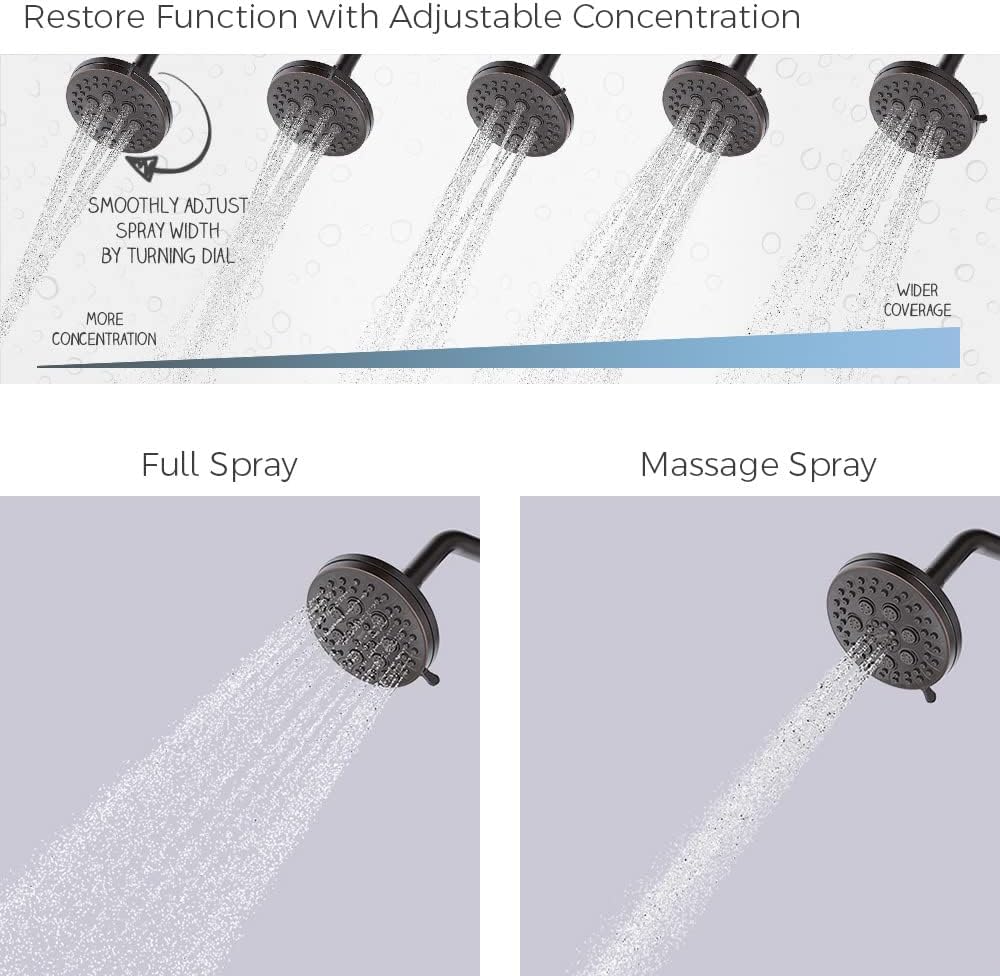 Pfister Jaida Tub & Shower Trim Kit with Restore Technology, Valve and Cartridge Included, 1-Handle, Tuscan Bronze Finish, 8P8WS2JDSY